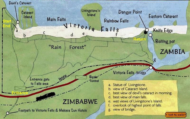 Diagram Of Victoria Falls